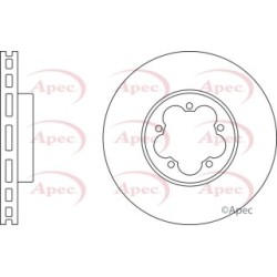 Brake Disc APEC DSK2928 OE Ref 2256891