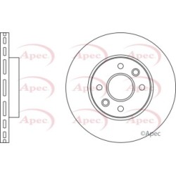 Brake Disc APEC DSK2935 OE Ref 517121W200