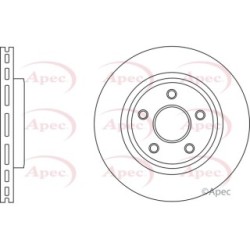 Brake Disc APEC DSK2936 OE Ref 52124762AC