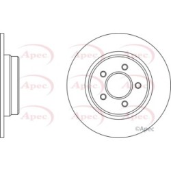 Brake Disc APEC DSK2938 OE Ref 52124763AB