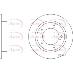 Brake Disc APEC DSK2941 OE Ref 5521176J01