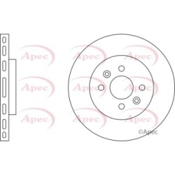 Brake Disc APEC DSK2945 OE Ref 517121W000