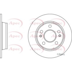 Brake Disc APEC DSK2950 OE Ref 58411A6300