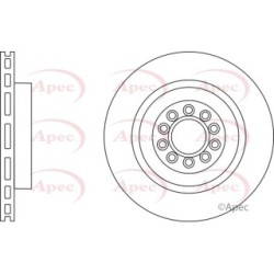Brake Disc APEC DSK2952 OE Ref C2C8355 APEC