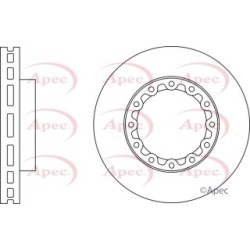 Brake Disc APEC DSK2956 OE Ref MC894848