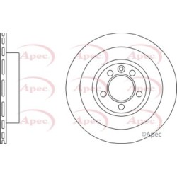 Brake Disc APEC DSK2958 OE Ref LR099038