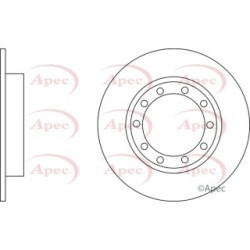 Brake Disc APEC DSK2959 OE Ref 8C1V2A315AA