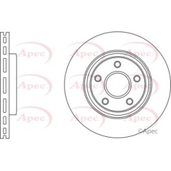 Brake Disc APEC DSK2960 OE Ref 4779196AD
