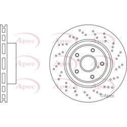 Brake Disc APEC DSK2961 OE Ref 435120W060 APEC