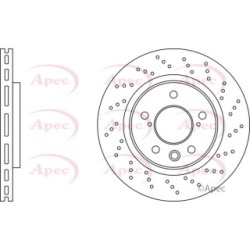 Brake Disc APEC DSK2962 OE Ref 424310W030 APEC