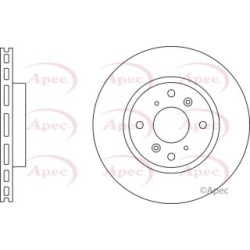 Brake Disc APEC DSK2964 OE Ref 45251S82G00