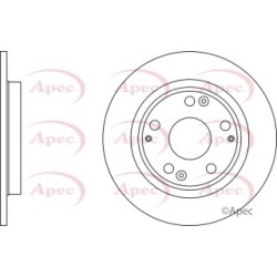 Brake Disc APEC DSK2965 OE Ref 42510SZTG52