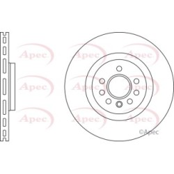 Brake Disc APEC DSK2966 OE Ref 93188445 APEC