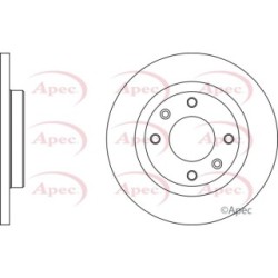 Brake Disc APEC DSK2974 OE Ref 4249F7