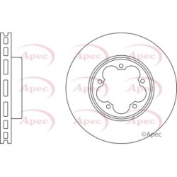Brake Disc APEC DSK2975 OE Ref 1842994