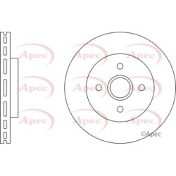 Brake Disc APEC DSK2979 OE Ref 1833857
