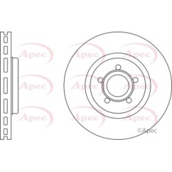 Brake Disc APEC DSK2980 OE Ref 9M511125AA APEC