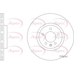 Brake Disc APEC DSK2981 OE Ref 1384290