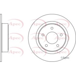 Brake Disc APEC DSK2982 OE Ref 1683384