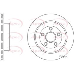 Brake Disc APEC DSK2985 OE Ref C2C25338