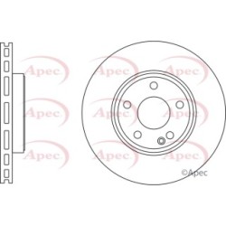 Brake Disc APEC DSK2990 OE Ref 2464211112
