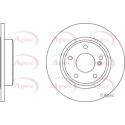 Brake Disc APEC DSK2992 OE Ref 2464230412
