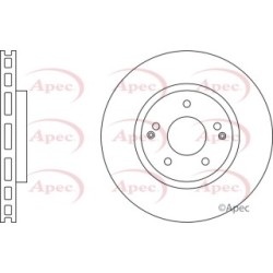 Brake Disc APEC DSK2994 OE Ref 4144134001