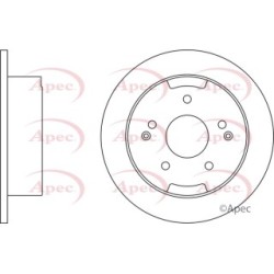 Brake Disc APEC DSK2995 OE Ref 4840134001 APEC
