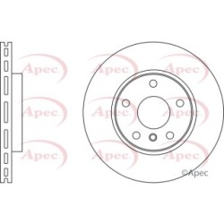 Brake Disc APEC DSK2996 OE Ref 34119811537 APEC