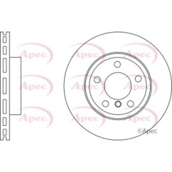 Brake Disc APEC DSK2999 OE Ref 34119811538