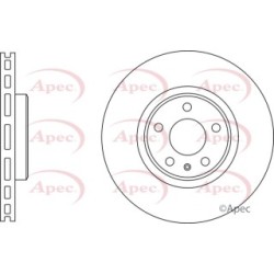 Brake Disc APEC DSK3003 OE Ref 8R0615301C