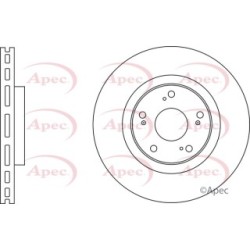 Brake Disc APEC DSK3004 OE Ref 45251TV2E00