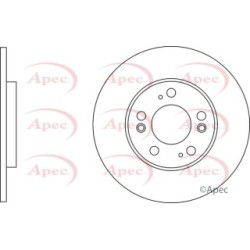 Brake Disc APEC DSK3005 OE Ref 42510TV0E01