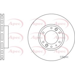 Brake Disc APEC DSK3009 OE Ref 1742318