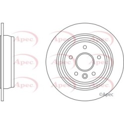 Brake Disc APEC DSK3012 OE Ref LR039935