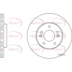 Brake Disc APEC DSK3015 OE Ref 517123X000