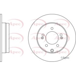 Brake Disc APEC DSK3017 OE Ref 584113S100