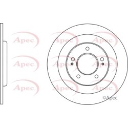 Brake Disc APEC DSK3018 OE Ref 58411A6200