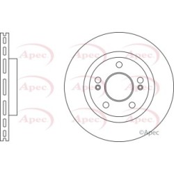 Brake Disc APEC DSK3019 OE Ref 5171239300 APEC