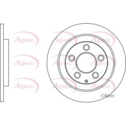 Brake Disc APEC DSK3020 OE Ref GHT226251