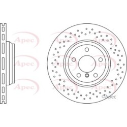 Brake Disc APEC DSK3021 OE Ref A1664230312