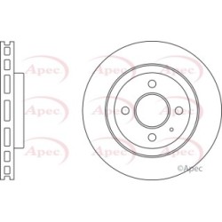 Brake Disc APEC DSK3026 OE Ref 13502001 APEC
