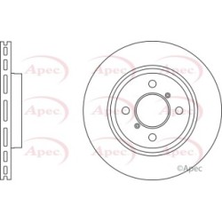 Brake Disc APEC DSK3031 OE Ref 5531171L51