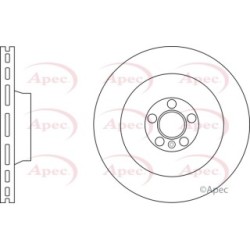 Brake Disc APEC DSK3034 OE Ref 4F0615301J APEC