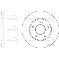 Brake Disc APEC DSK3038 OE Ref 5171239001