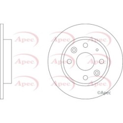 Brake Disc APEC DSK304 OE Ref B46126251C