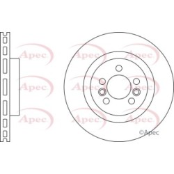 Brake Disc APEC DSK3042 OE Ref LR038934
