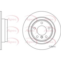 Brake Disc APEC DSK3047 OE Ref 34216792225