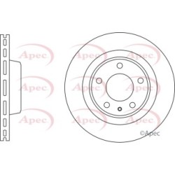 Brake Disc APEC DSK3048 OE Ref 4G0615301AE