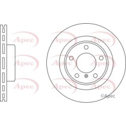 Brake Disc APEC DSK3049 OE Ref 34216782605